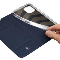 Lacné Kryty | Peňaženkové puzdro Dux Ducis Skin Pro modré – Apple iPhone 14 Plus | Lacné Kryty