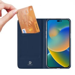 Lacné Kryty | Peňaženkové puzdro Dux Ducis Skin Pro modré – Apple iPhone 14 Pro | Lacné Kryty