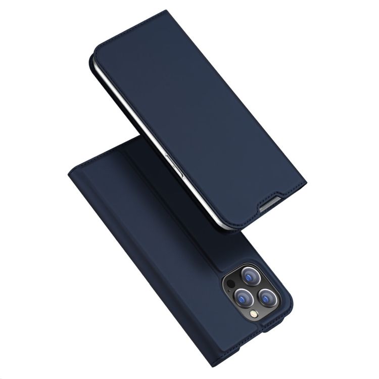 Peňaženkové puzdro Dux Ducis Skin Pro modré – Apple iPhone 14 Pro Max
