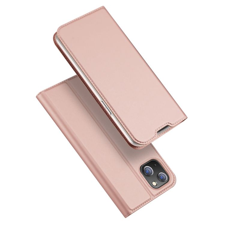 Peňaženkové puzdro Dux Ducis Skin Pro ružové – Apple iPhone 14 Plus
