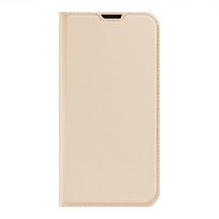 Lacné Kryty | Peňaženkové puzdro Dux Ducis Skin Pro zlaté – Apple iPhone 14 Plus | Lacné Kryty