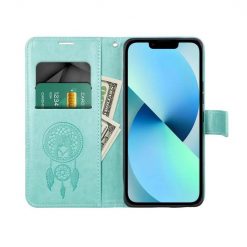 Lacné Kryty | Peňaženkové Puzdro Mezzo Dreamcatcher Zelené – Xiaomi Redmi 10C | Lacné Kryty