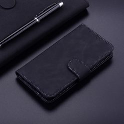 Lacné Kryty | Peňaženkové puzdro Solid čierne – Realme Narzo 50 5G | Lacné Kryty