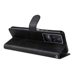 Peňaženkové puzdro Solid čierne – Xiaomi Poco F4 | Lacné Kryty Lacné Kryty | Peňaženkové puzdro Solid čierne – Xiaomi Poco F4 | Lacné Kryty