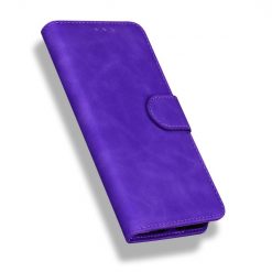 Lacné Kryty | Peňaženkové puzdro Solid fialové – Realme Narzo 50 5G | Lacné Kryty