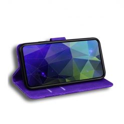 Lacné Kryty | Peňaženkové puzdro Solid fialové – Realme Narzo 50 5G | Lacné Kryty