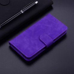 Lacné Kryty | Peňaženkové puzdro Solid fialové – Realme Narzo 50 5G | Lacné Kryty