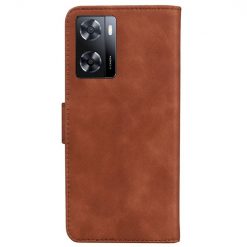 Lacné Kryty | Peňaženkové puzdro Solid hnedé – Realme Narzo 50 5G | Lacné Kryty