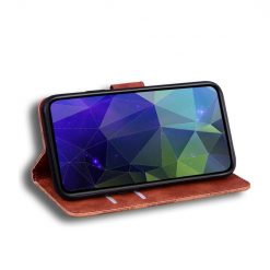 Lacné Kryty | Peňaženkové puzdro Solid hnedé – Realme Narzo 50 5G | Lacné Kryty
