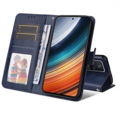 Peňaženkové puzdro Solid modré – Xiaomi Poco F4 | Lacné Kryty Lacné Kryty | Peňaženkové puzdro Solid modré – Xiaomi Poco F4 | Lacné Kryty