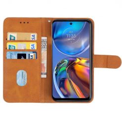 Lacné Kryty | Peňaženkové puzdro Splendid case hnedé – Motorola Moto E32 / E32s | Lacné Kryty
