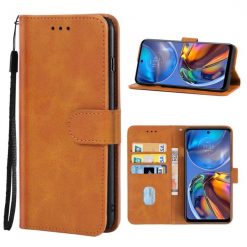 Lacné Kryty | Peňaženkové puzdro Splendid case hnedé – Motorola Moto E32 / E32s | Lacné Kryty