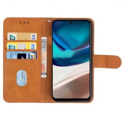 Lacné Kryty | Peňaženkové puzdro Splendid case hnedé – Motorola Moto G42 | Lacné Kryty