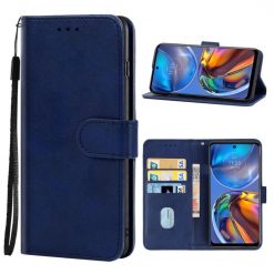 Lacné Kryty | Peňaženkové puzdro Splendid case modré – Motorola Moto E32 / E32s | Lacné Kryty