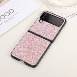 Lacné Kryty | Ligotavý kryt Glitter Case ružový – Samsung Galaxy Z Flip 4 | Lacné Kryty