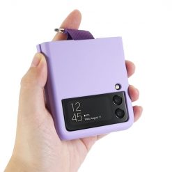Plastový kryt Keychain case fialový – Samsung Galaxy Z Flip 4 | Lacné Kryty Lacné Kryty | Plastový kryt Keychain case fialový – Samsung Galaxy Z Flip 4 | Lacné Kryty