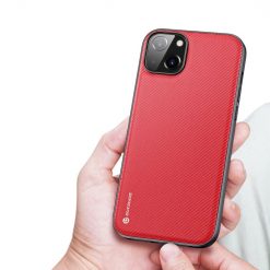 Lacné Kryty | Zadný kryt Dux Ducis Fino červený – Apple iPhone 14 Plus | Lacné Kryty