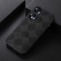 Lacné Kryty | Kryt Weave Case čierny – Honor 70 | Lacné Kryty