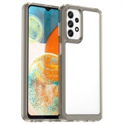 Lacné Kryty | Ochranný kryt Colorful Acrylic case transparentno-sivý – Samsung Galaxy A23 5G | Lacné Kryty