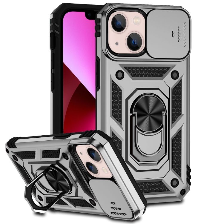 Odolný kryt CamCover Armor strieborný – Apple iPhone 14
