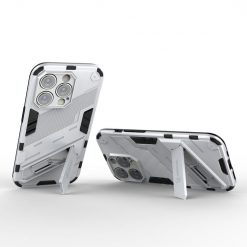 Lacné Kryty | Odolný Kryt Punk armor case biely – Apple iPhone 14 Pro | Lacné Kryty