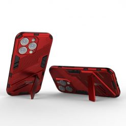 Lacné Kryty | Odolný Kryt Punk armor case červený – Apple iPhone 14 Pro Max | Lacné Kryty