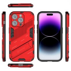 Lacné Kryty | Odolný Kryt Punk armor case červený – Apple iPhone 14 Pro Max | Lacné Kryty