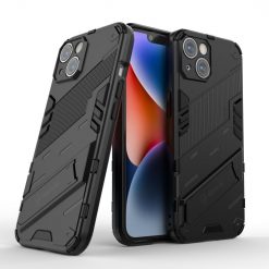 Lacné Kryty | Odolný Kryt Punk armor case čierny – Apple iPhone 14 | Lacné Kryty