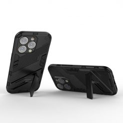 Lacné Kryty | Odolný Kryt Punk armor case čierny – Apple iPhone 14 Pro | Lacné Kryty