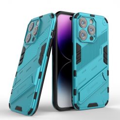 Lacné Kryty | Odolný Kryt Punk armor case modrý – Apple iPhone 14 Pro Max | Lacné Kryty