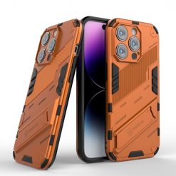 Lacné Kryty | Odolný Kryt Punk armor case oranžový – Apple iPhone 14 Pro Max | Lacné Kryty