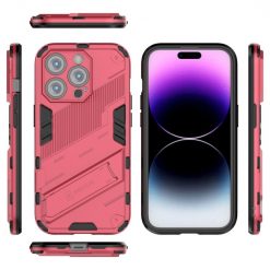 Lacné Kryty | Odolný Kryt Punk armor case ružový – Apple iPhone 14 Pro Max | Lacné Kryty
