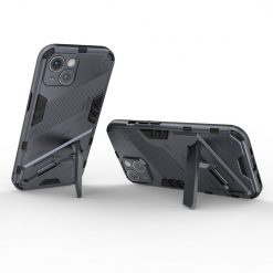 Lacné Kryty | Odolný Kryt Punk armor case sivý – Apple iPhone 14 | Lacné Kryty