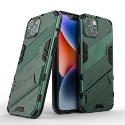 Lacné Kryty | Odolný Kryt Punk armor case zelený – Apple iPhone 14 | Lacné Kryty