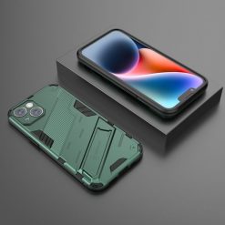 Lacné Kryty | Odolný Kryt Punk armor case zelený – Apple iPhone 14 | Lacné Kryty
