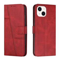 Lacné Kryty | Peňaženkové puzdro Quilted case červené – Apple iPhone 14 | Lacné Kryty