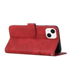 Lacné Kryty | Peňaženkové puzdro Quilted case červené – Apple iPhone 14 Plus | Lacné Kryty