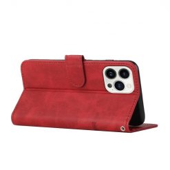 Lacné Kryty | Peňaženkové puzdro Quilted case červené – Apple iPhone 14 Pro Max | Lacné Kryty