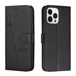 Lacné Kryty | Peňaženkové puzdro Quilted case čierne – Apple iPhone 14 Pro | Lacné Kryty