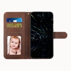 Lacné Kryty | Peňaženkové puzdro Quilted case hnedé – Apple iPhone 14 Pro | Lacné Kryty