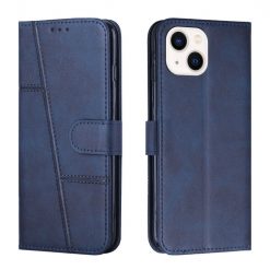 Lacné Kryty | Peňaženkové puzdro Quilted case modré – Apple iPhone 14 Plus | Lacné Kryty