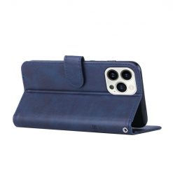 Lacné Kryty | Peňaženkové puzdro Quilted case modré – Apple iPhone 14 Pro Max | Lacné Kryty
