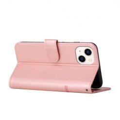 Lacné Kryty | Peňaženkové puzdro Quilted case ružové – Apple iPhone 14 Plus | Lacné Kryty