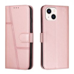 Lacné Kryty | Peňaženkové puzdro Quilted case ružové – Apple iPhone 14 Plus | Lacné Kryty
