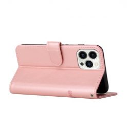 Lacné Kryty | Peňaženkové puzdro Quilted case ružové – Apple iPhone 14 Pro Max | Lacné Kryty