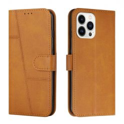 Lacné Kryty | Peňaženkové puzdro Quilted case žlté – Apple iPhone 14 Pro | Lacné Kryty
