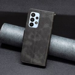 Peňaženkové puzdro Retro Lambskin čierne – Samsung Galaxy A23 5G | Lacné Kryty Lacné Kryty | Peňaženkové puzdro Retro Lambskin čierne – Samsung Galaxy A23 5G | Lacné Kryty