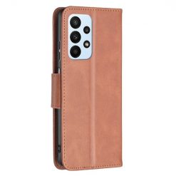 Lacné Kryty | Peňaženkové puzdro Retro Lambskin hnedé – Samsung Galaxy A23 5G | Lacné Kryty