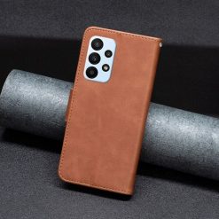 Lacné Kryty | Peňaženkové puzdro Retro Lambskin hnedé – Samsung Galaxy A23 5G | Lacné Kryty