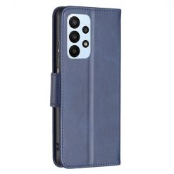 Lacné Kryty | Peňaženkové puzdro Retro Lambskin modré – Samsung Galaxy A23 5G | Lacné Kryty